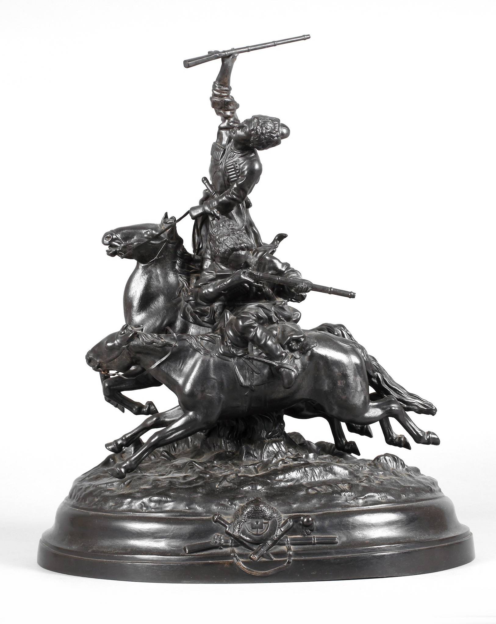 Evgeni Alexandrovich Lanceray, Kosaken-Kavallerie