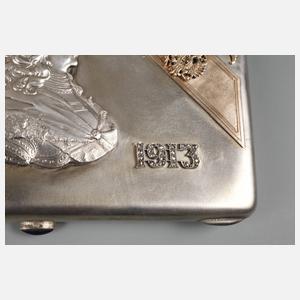 Fabergé feines Zigarettenetui mit Diamantbesatz