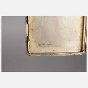 Fabergé feines Zigarettenetui mit Diamantbesatz