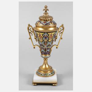 Emaillierter Deckelpokal