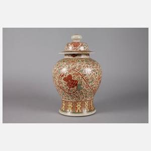 Deckelvase China