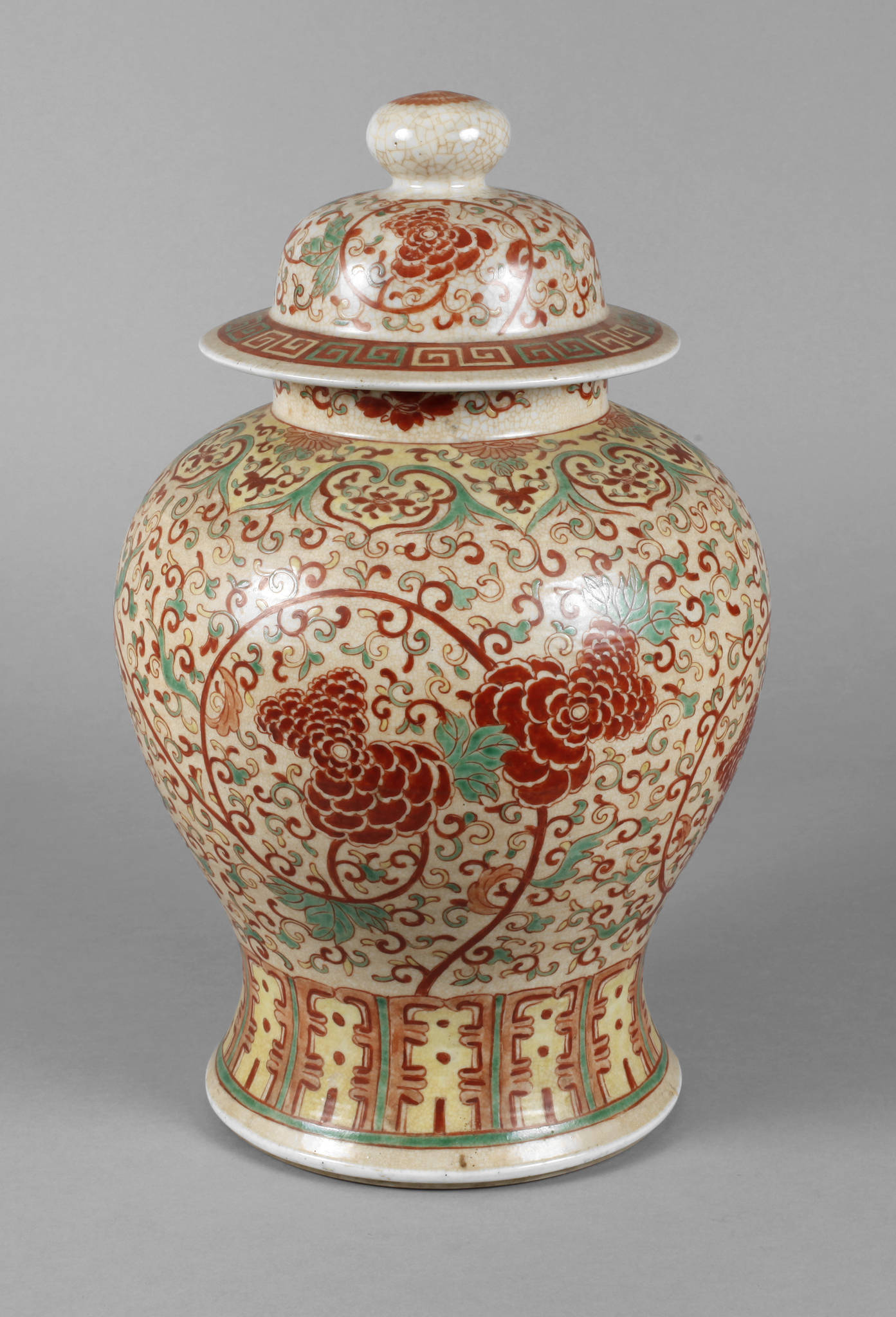 Deckelvase China