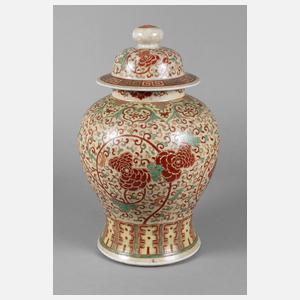 Deckelvase China