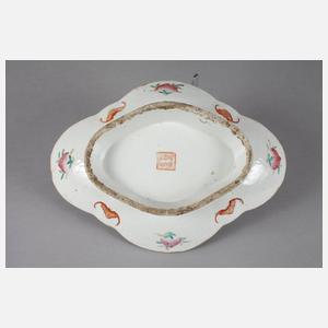 Fußschale Famille rose