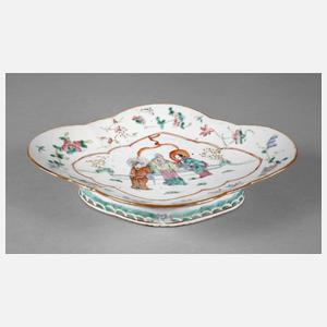 Fußschale Famille rose