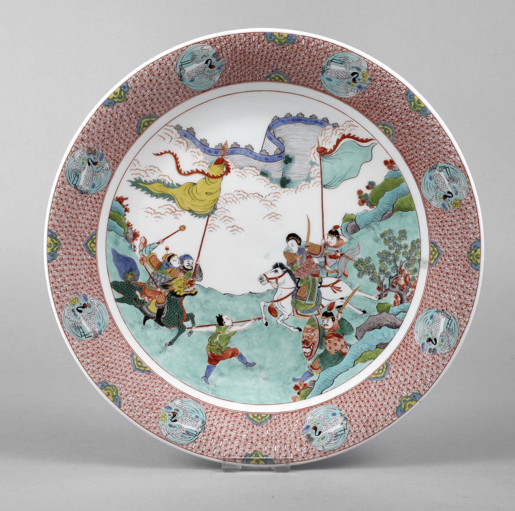 Meissen Wandteller mit Chinoiserien