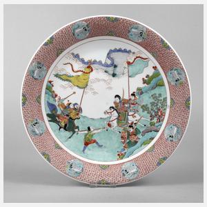 Meissen Wandteller mit Chinoiserien