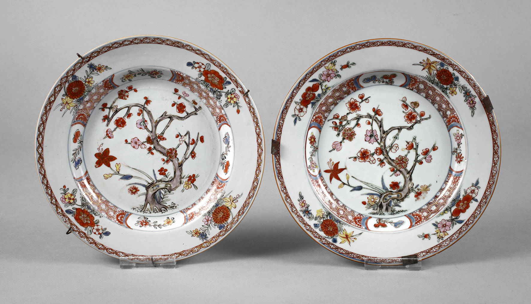 Paar Zierteller China