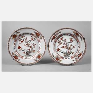 Paar Zierteller China