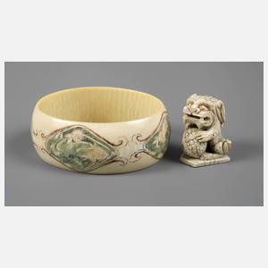 Zwei Teile Elfenbein