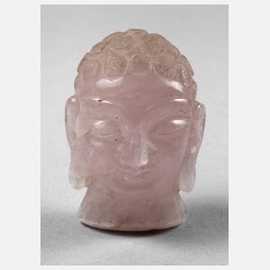 Schnitzerei Rosenquarz