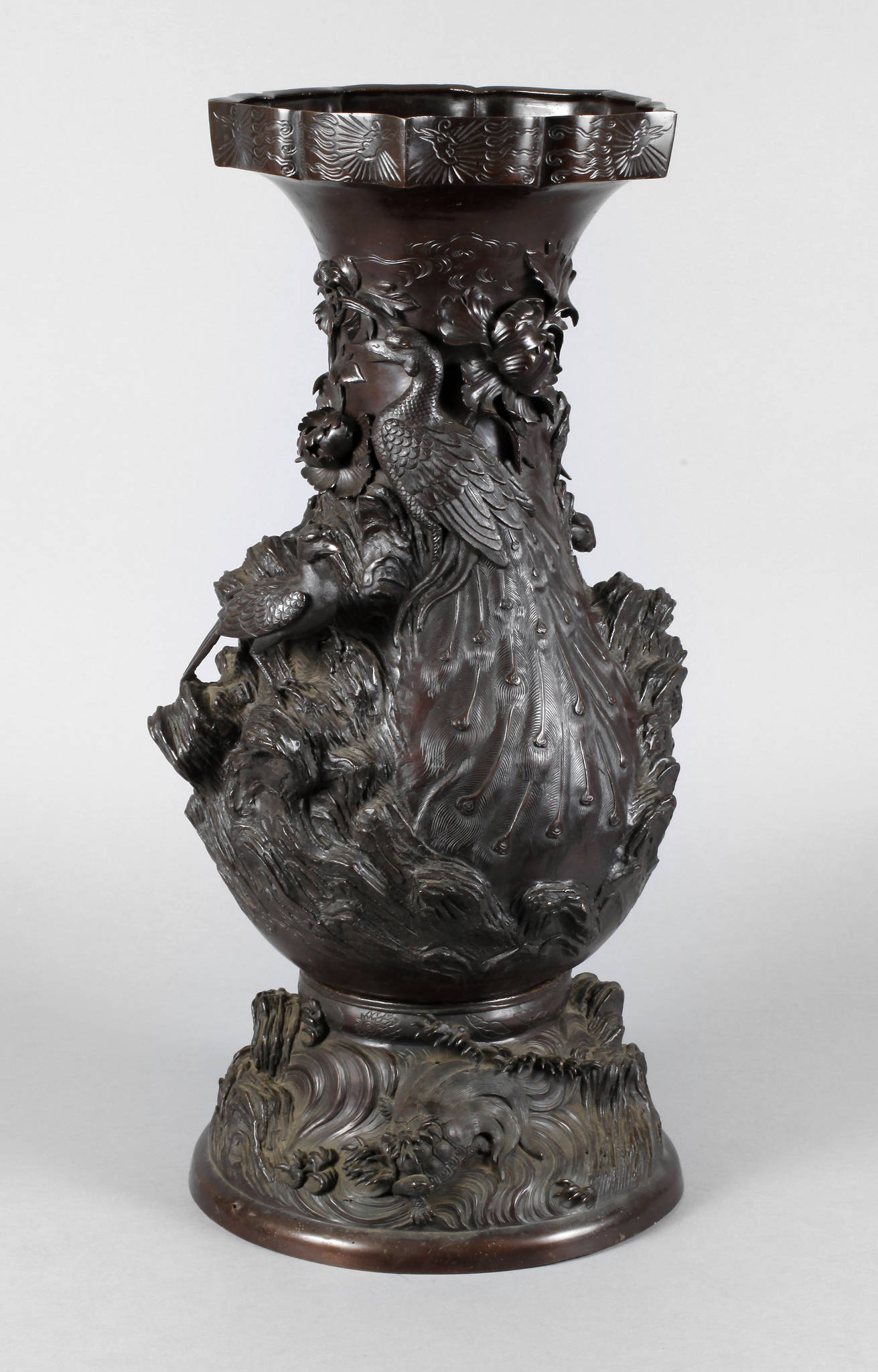 Große Bronzevase