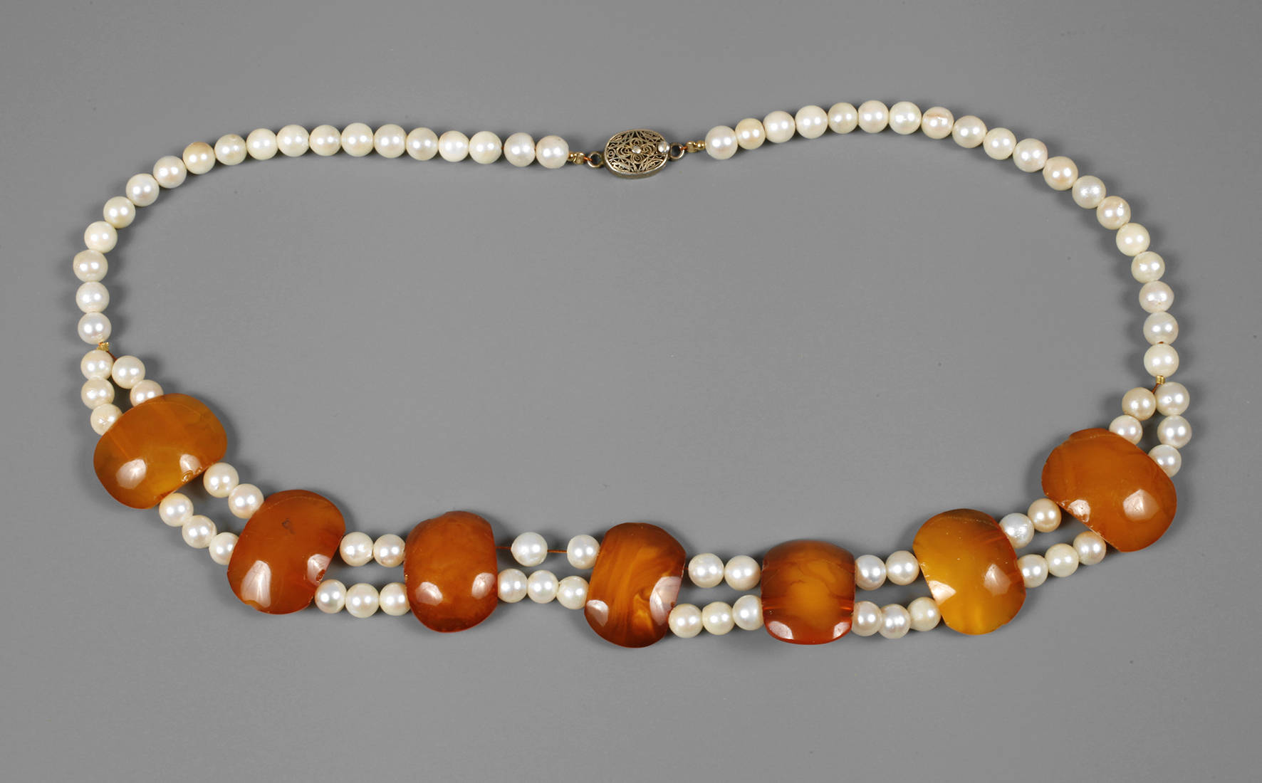 China Bernsteinkette mit Perlen
