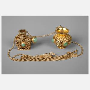 China Goldkette mit Gefäßanhängern