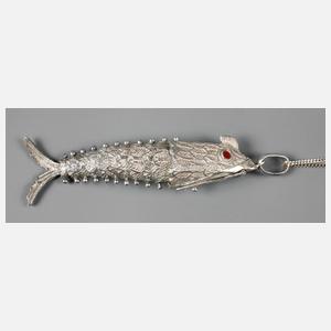 China Pillendose als Fisch