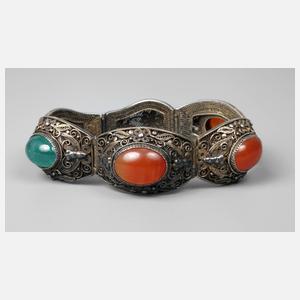 Chinesisches Silberarmband Filigranarbeit