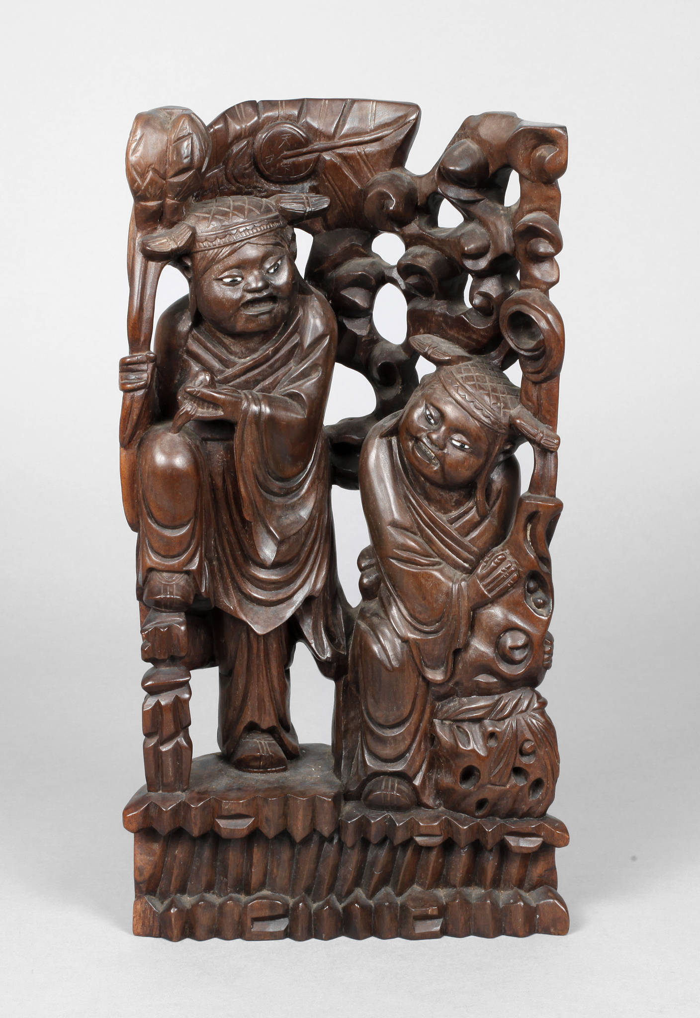 Geschnitzte Holzplastik