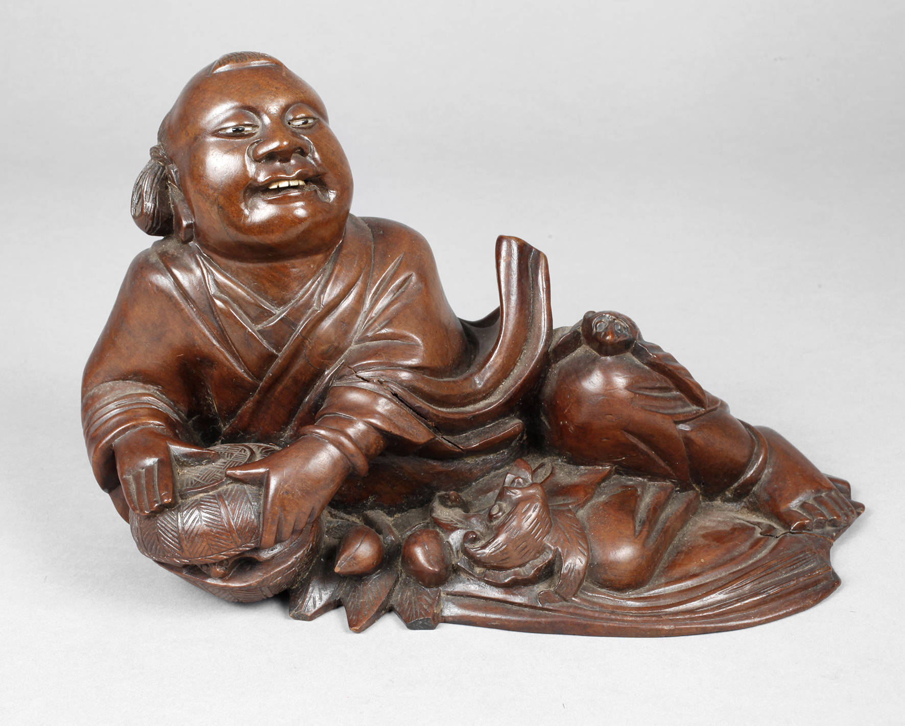 Geschnitzte Holzplastik