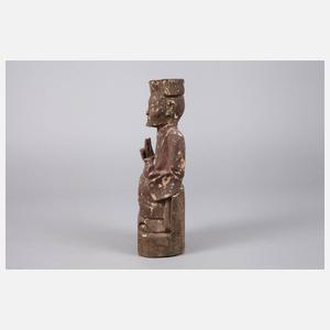 Geschnitzte Holzplastik