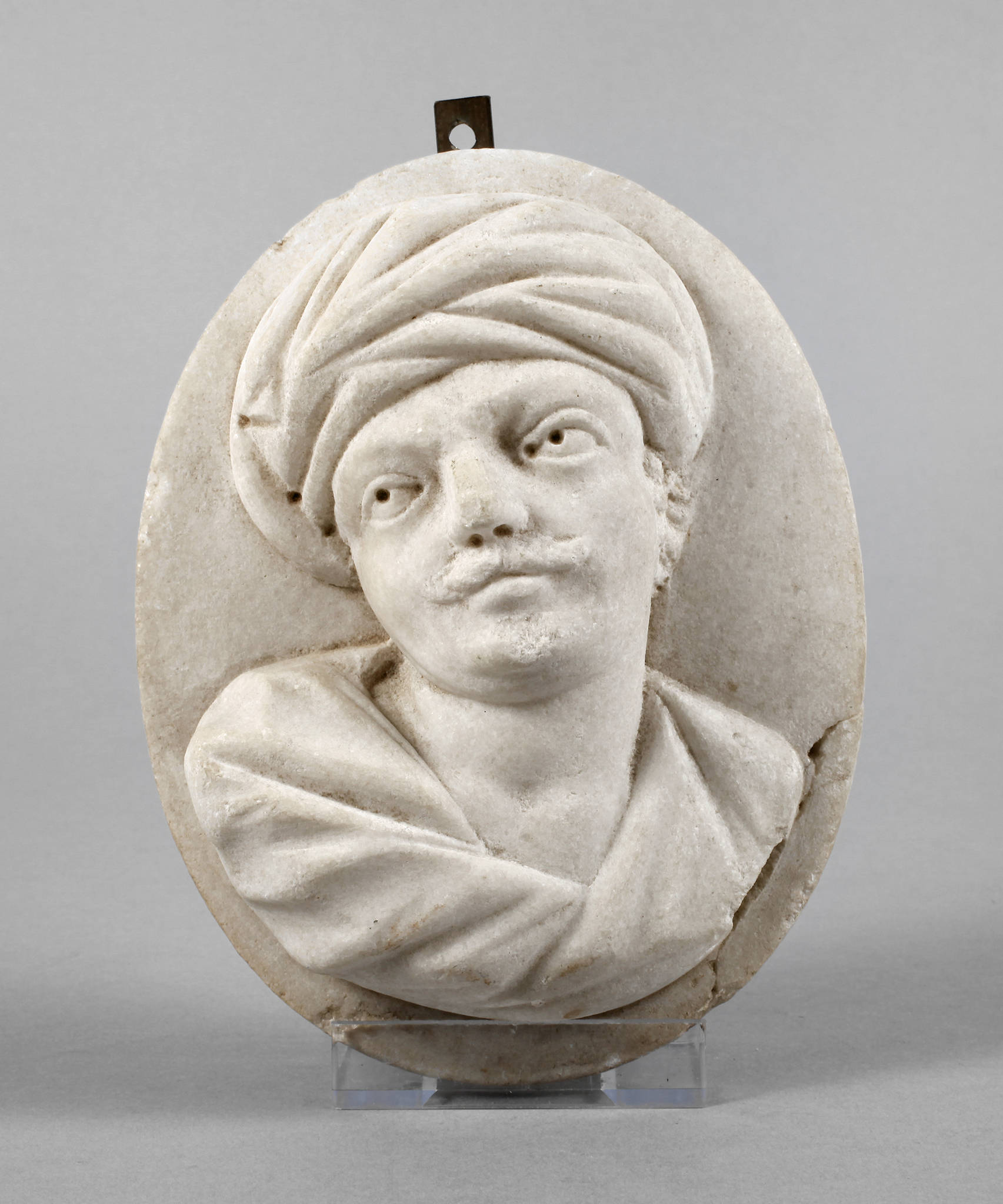 Reliefschnitzerei Alabaster