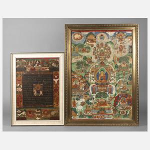 Thangka und Andachtsbild