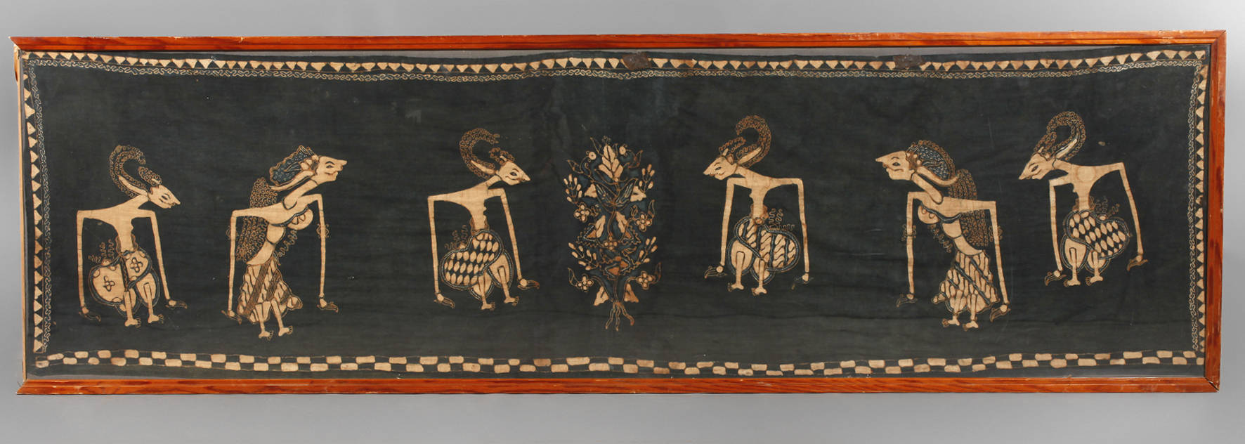 Wandbehang mit Wayang Motiv