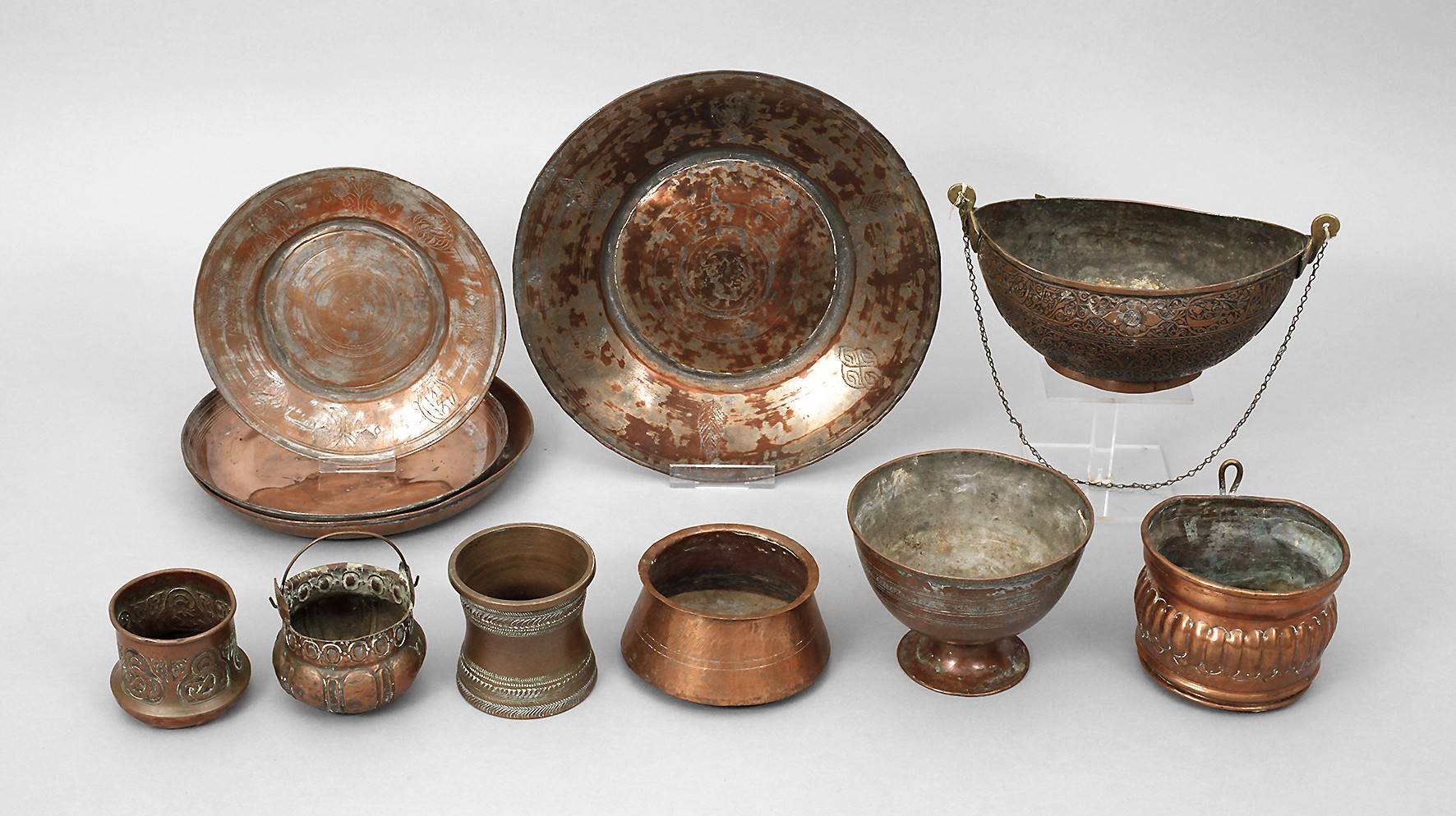 Konvolut Kupfergeschirr