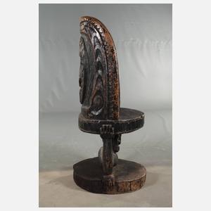 Herrscherstuhl eines Stammesfürsten der Yoruba