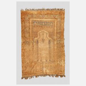 Fragment eines anatolischen Gebetsteppichs