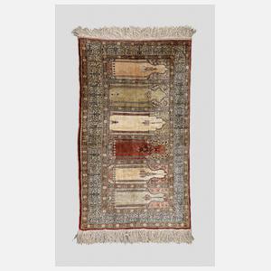 Miniatur Reihengebetsteppich