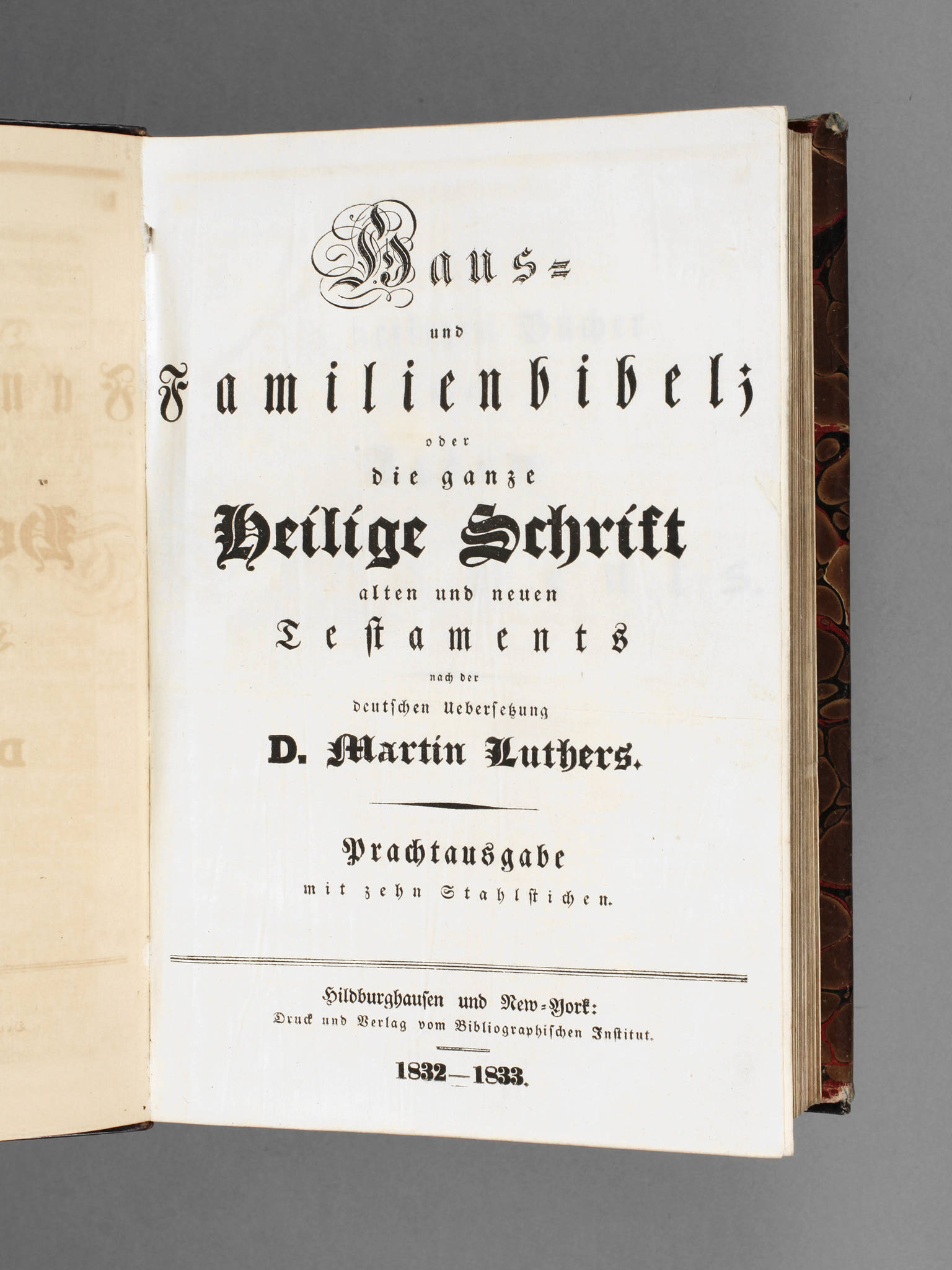 Stahlstich-Bibel 1833