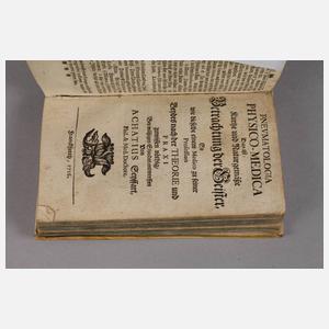 Sammelband Philosophie/Naturwissenschaft um 1725