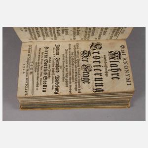 Sammelband Philosophie/Naturwissenschaft um 1725