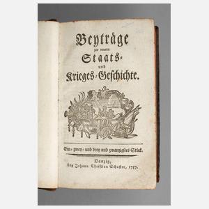Danziger Beiträge zum Siebenjährigen Krieg 1757