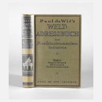 Paul de Wit's Welt-Adressbuch111
