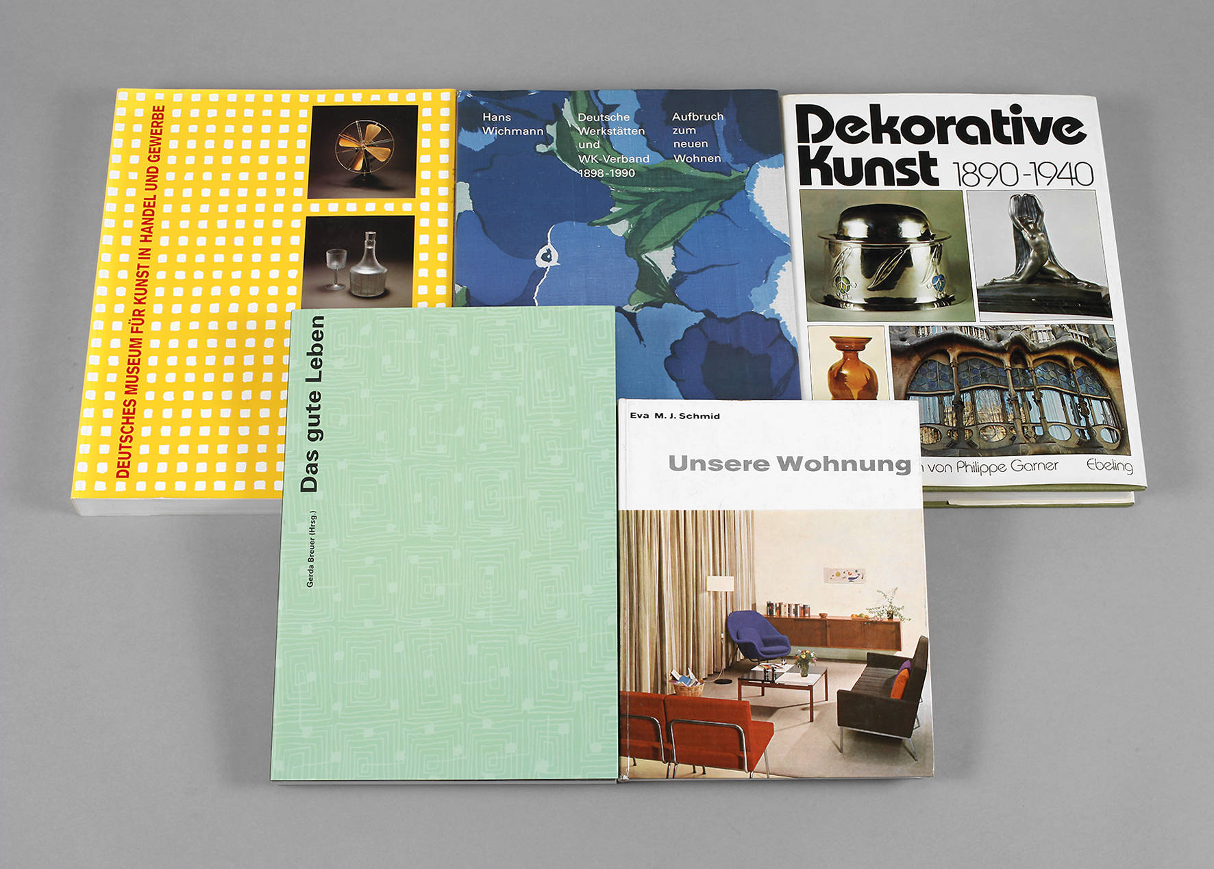 Konvolut Fachbücher Kunstgewerbe/Design