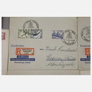 Belege und Briefe Deutsches Reich, Europa, Amerika