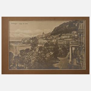 Zwei Panoramafotos ”Lago di Como”