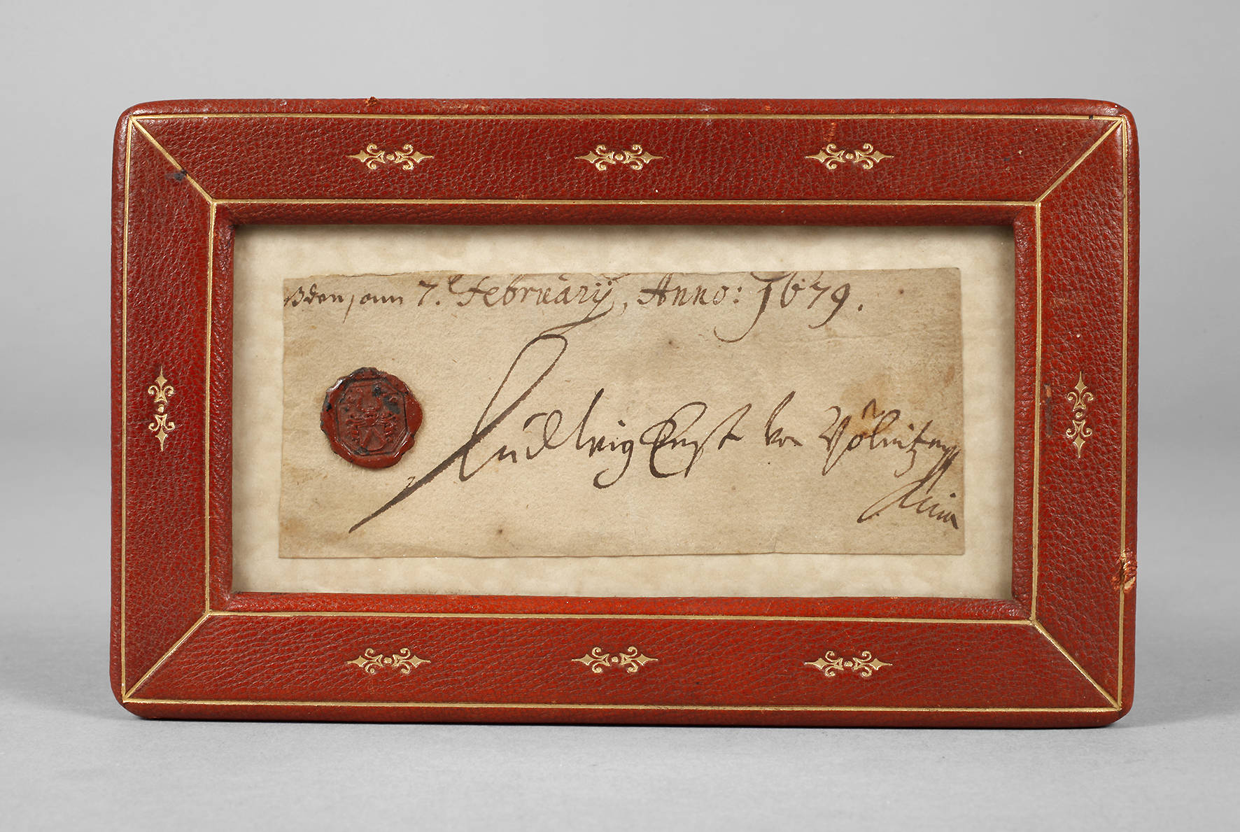 Autograf Ludwig Ernst von Pölnitz