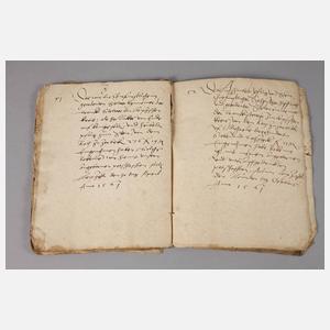 Stadtdokument um 1560