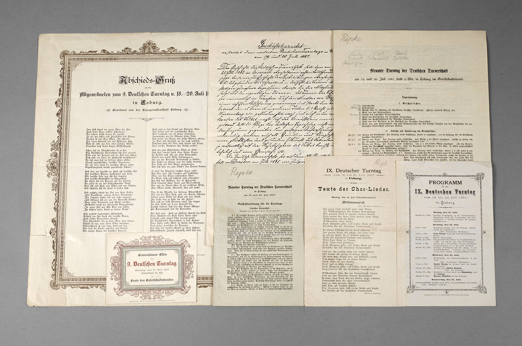 Dokumentensammlung Deutsche Turnerschaft