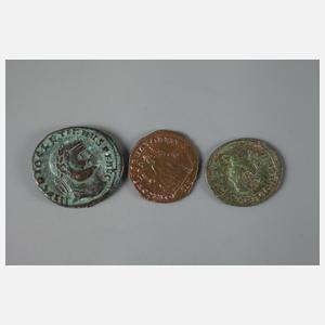 Sechs Münzen römische Kaiserzeit