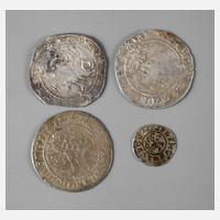 Vier Münzen Böhmen111