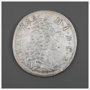 Silbermünze Bayern 1720