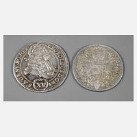 Zwei Silbermünzen RDR111