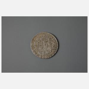 Münze Sachsen 1763