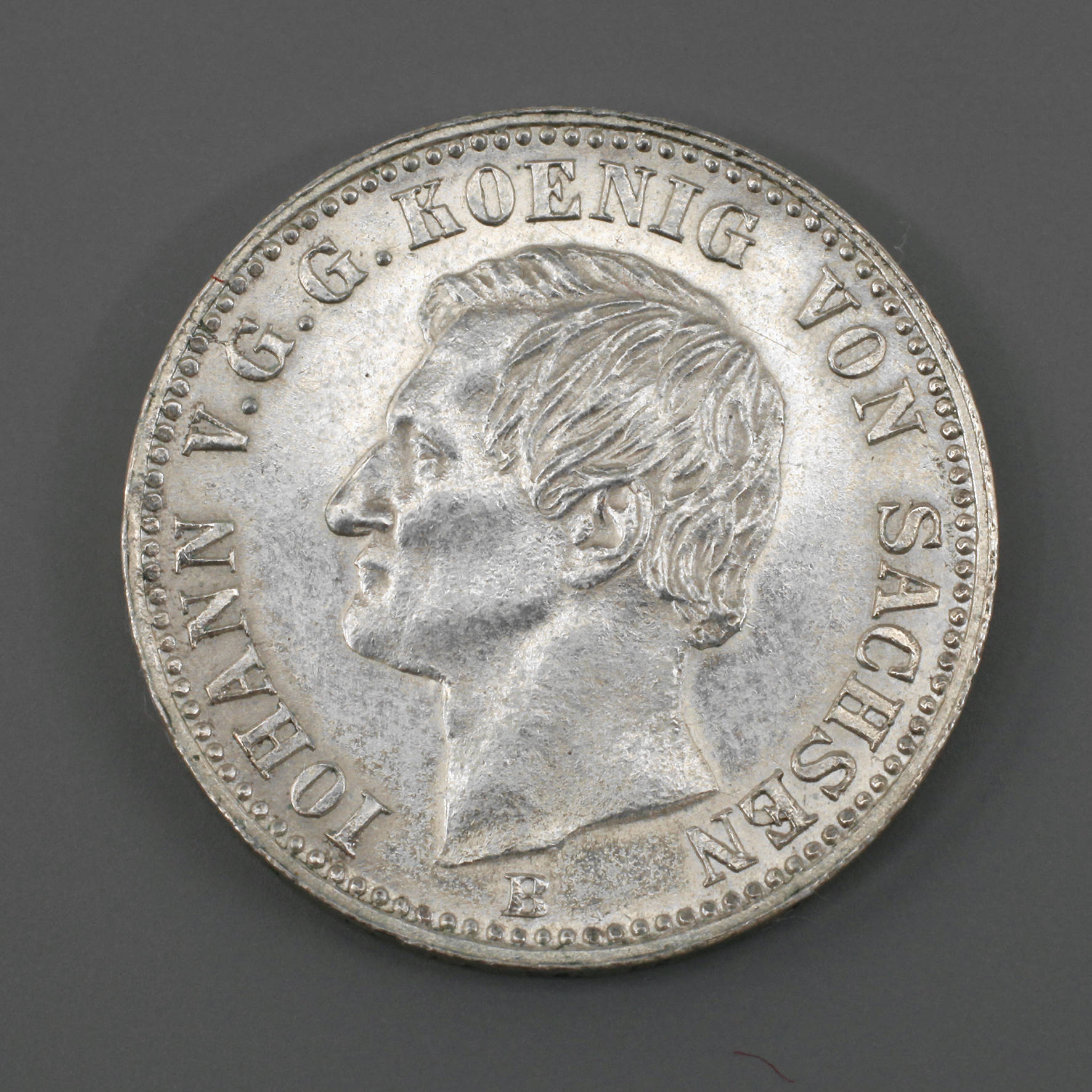 Münze Sachsen 1861