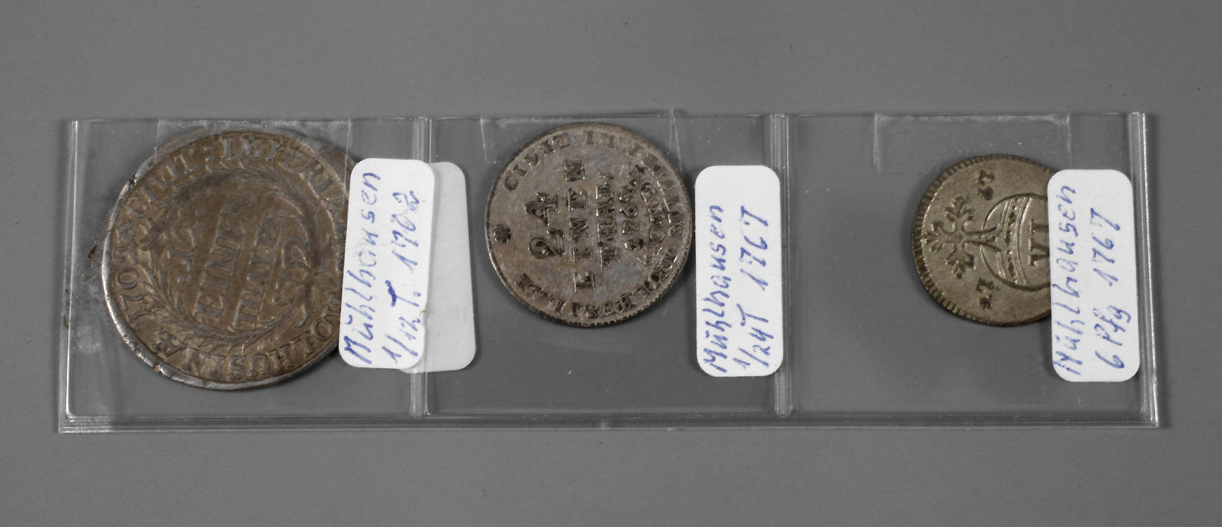 Drei Kleinmünzen Silber