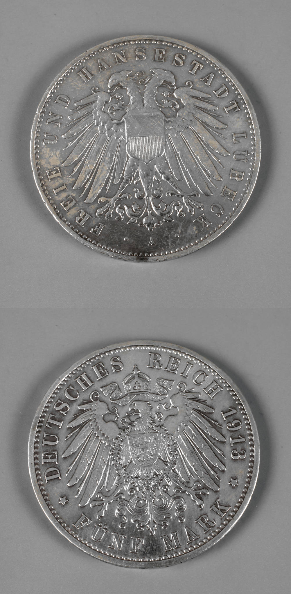 Fünf Mark Lübeck 1913