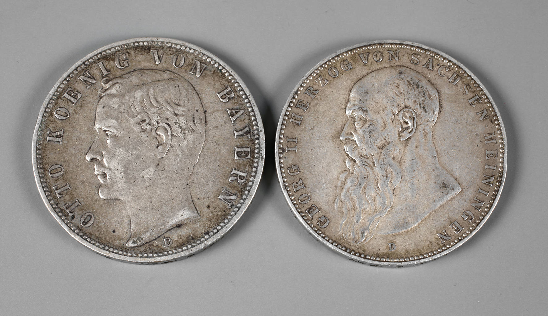 Zwei Münzen Deutsches Reich